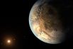 Экзопланета Kepler-186f находится на расстоянии 500 световых лет от Земли и вращается вокруг красного карлика, который меньше и слабее Солнца. Радиус экзопланеты примерно на 18 процентов больше, чем у Земли. До открытия Kepler-452b экзопланета Kepler-186f считалась наиболее похожей на Землю. Однако некоторые ученые сомневаются в том, что вблизи красных карликов возможна жизнь.