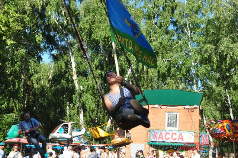 День ВДВ в Омске.