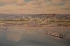Царицын, XIX век. Панорама города со стороны Волги. Холст, масло.