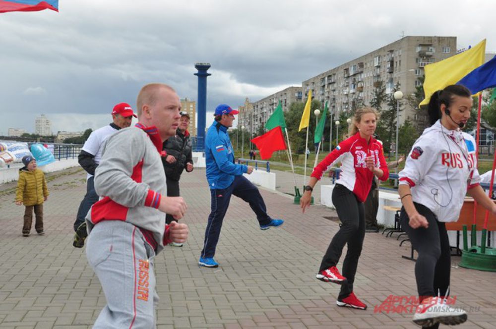 Омичи на Дне физкультурника.
