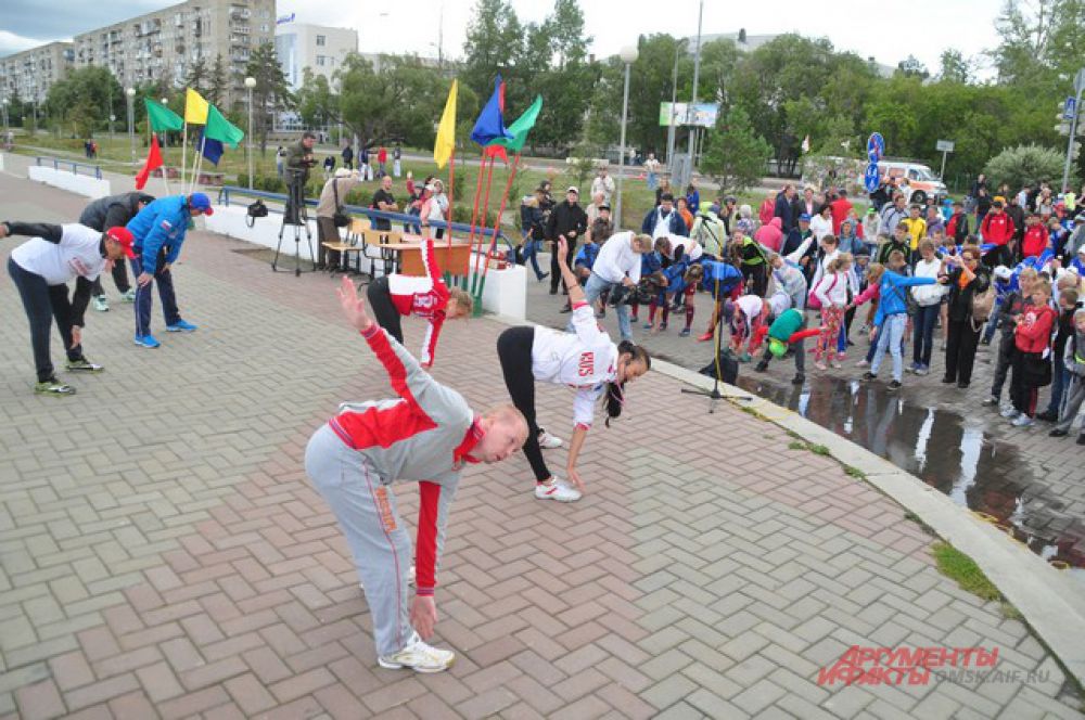 Омичи на Дне физкультурника.