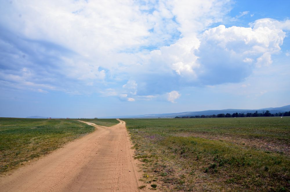 Дорога к деревне Харанцы.