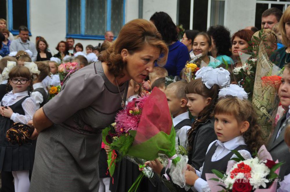 День знаний в омской школе.