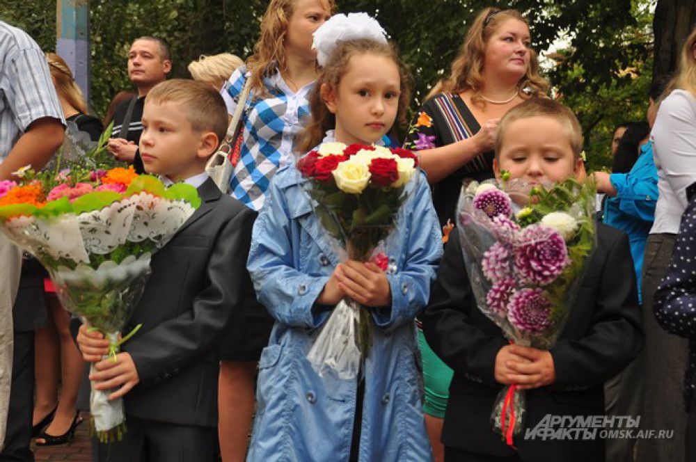 День знаний в омской школе.