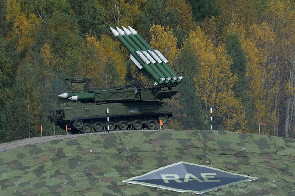 Зенитно-ракетный комплекс «БУК-М2».