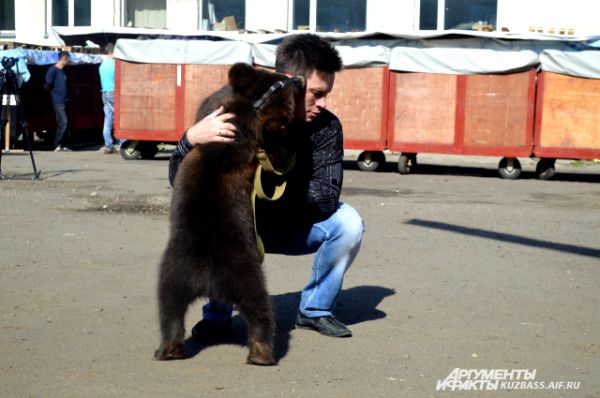 Медведице Лило всего 6 месяцев от роду. 