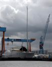 О том, что Андрей Мельниченко заказал строительство самого большого парусного судна в мире стало известно в июле. Яхта построена на верфи судостроительной компании Nobiskrug в Германии. 