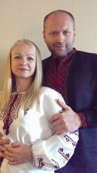 Борислав Береза с женой Натальей