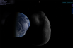 Астероид 2014 RC, диаметр 20 метров. 7 сентября 2014 года пролетел от Земли на расстоянии около 40 тысяч километров.