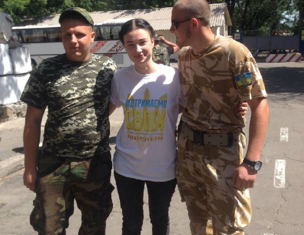 Волонтер Анастасия Приходько