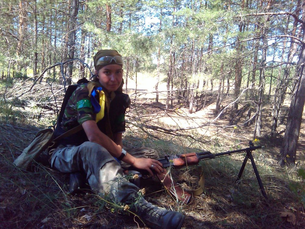 Боец «Айдара» Анна Стецько