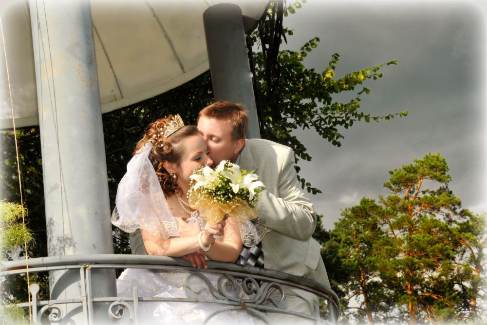 Пара №9. Елена и Евгений, в браке 6 лет. Фото сделано в 2009 году.