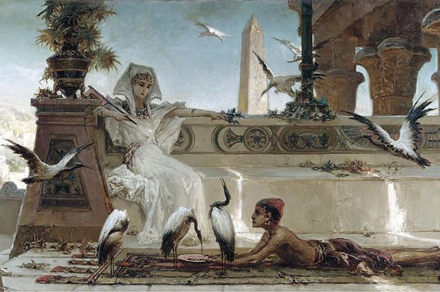  Клеопатра, картина Вильгельма Котарбинского.
