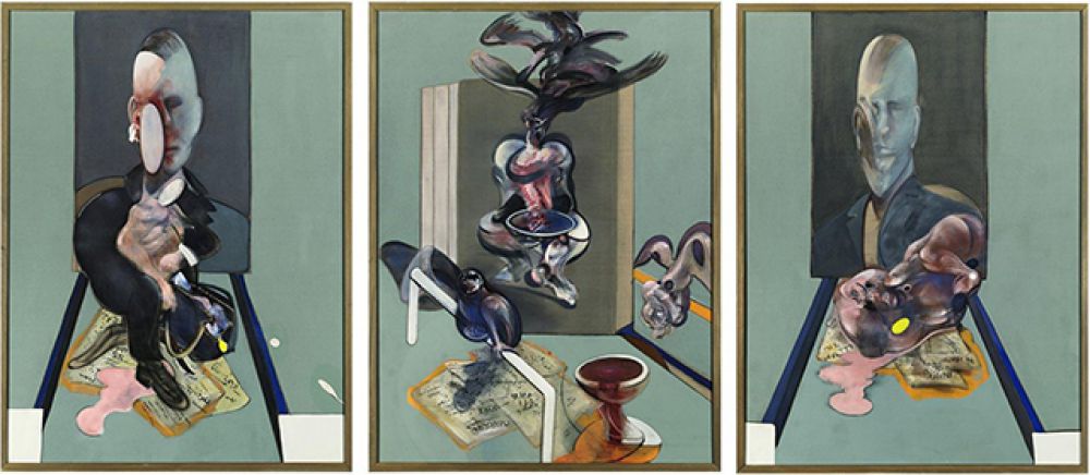 «Триптих», Фрэнсис Бэкон. Год создания: 1976. Дата продажи: май 2008 года. Цена 86,3 млн. долларов.