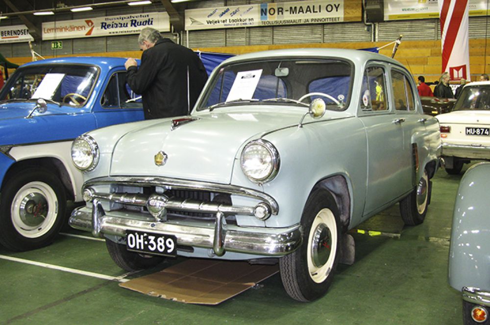«Москвич-402» – модель, выпускавшаяся с середины 1950-х годов, сумела завоевать популярность за рубежом.