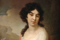 Портрет княгини А.П. Гагариной, урожденной Лопухиной. 1801г.