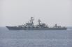 Крейсер «Москва» в акватории Средиземного моря решает задачи по прикрытию базы в Сирии, где располагается российская авиация