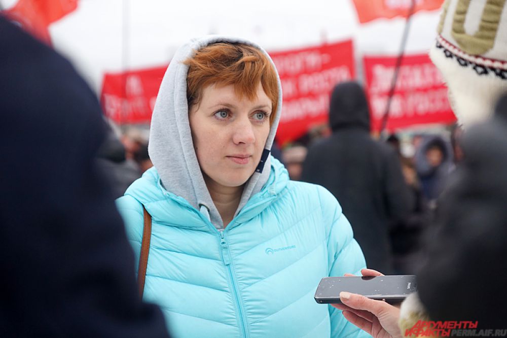 Один из организаторов мероприятия Наталья Полякова.