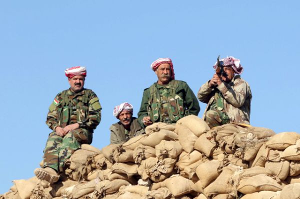 Курдские боевики, которые наряду с демократическими силами Сирии борются за освобождение сирийских территорий.