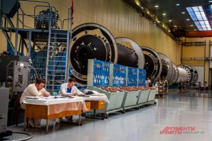 Сборка ракеты происходит в условиях стерильности.