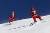В Швейцарии Санта-Клаусов можно увидеть на горнолыжном курорте Вербье