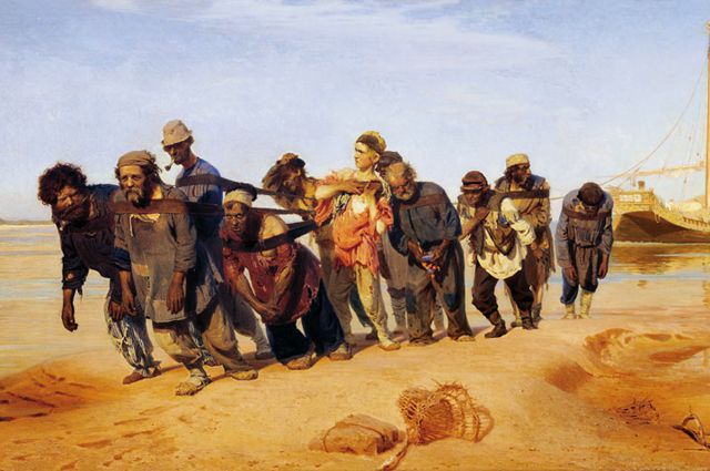 «Бурлаки на Волге», картина русского художника Ильи Репина