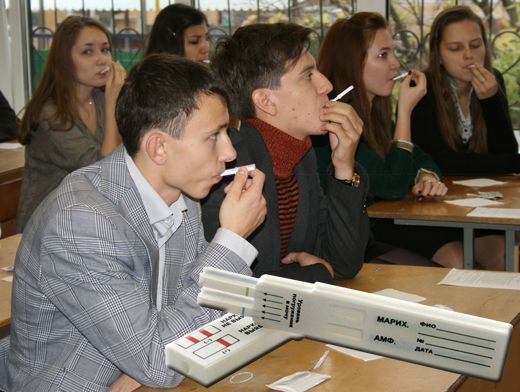 школьников тест на наркотики