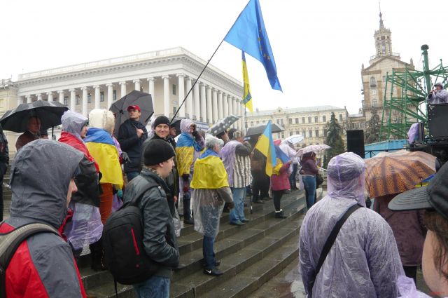 Акция протеста в Киеве.