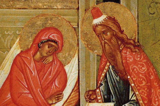 Пророк Захария и праведная Елисавета