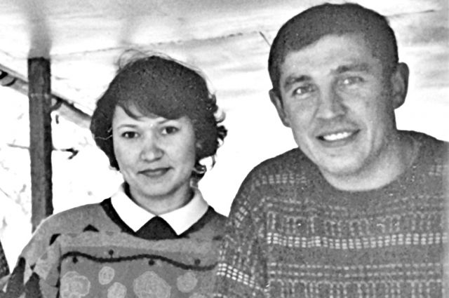 Рустем Салихов с супругой. 2001 год. Фото из архива М.Туруновского
