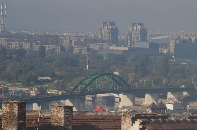 Белград в тумане.