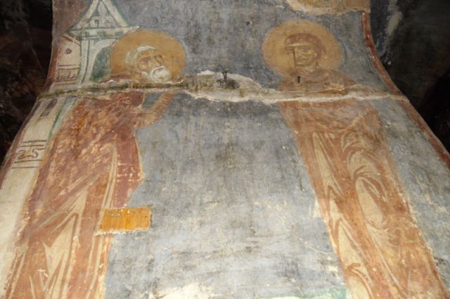 Фресковая роспись в Спасском соборе в Полоцке 1161 год.