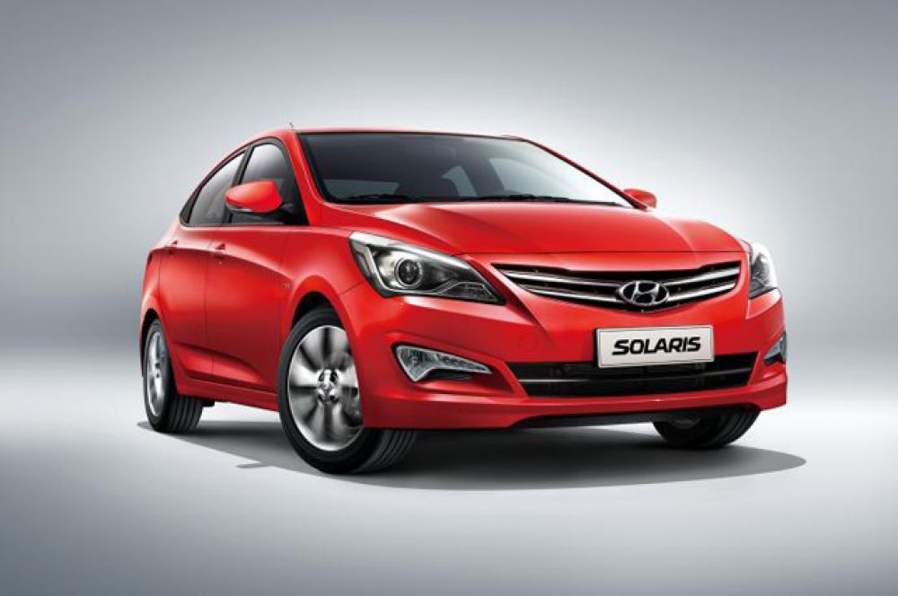 Третье место – Hyundai Solaris.