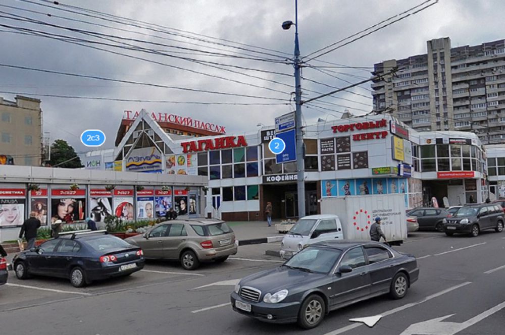 Торговые павильоны у метро Марксистская