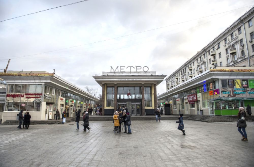 Торговые павильоны у метро Чистые пруды