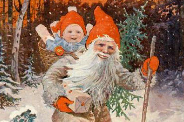 Обложка шведского иллюстрированного рождественского журнала 1904 года