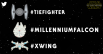 Новые эмодзи с космическими кораблями - имперским истребителем TIE Fighter, "Тысячелетним соколом" Хана Соло и новой версией корабля повстанцев X-Wing - из "Звездных войн" появились в конце октября в официальном Twitter киносаги.