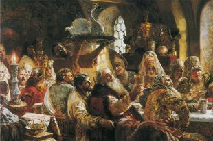 К. Е. Маковский «Боярский пир». 1883 г.