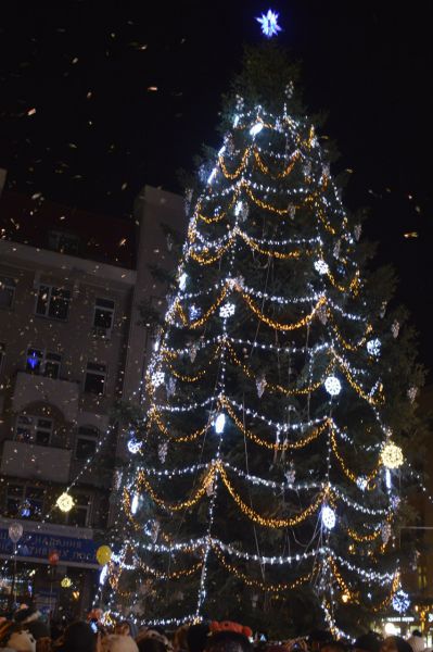 Праздничная елка в Ивано-Франковске