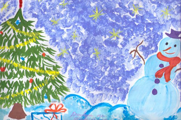 Участник №131. Шишкин Гоша: Детвора на Новый год  Очень ждет подарки Все игрушки мастерят Украсят елку ярко!