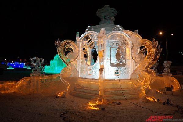 Ледовый городок «Пермь Великая» открылся для всех желающих в четверг, 31 декабря, на эспланаде.