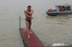 Температура воды в реке Кубань 4-8 градусов. 