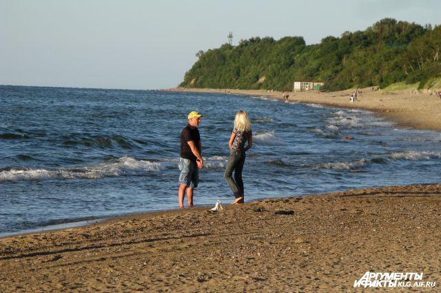 Балтийское море идеально для романтических прогулок.