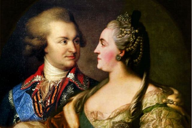 Екатерина II и Григорий Потёмкин 