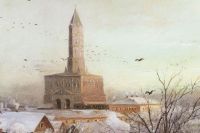 А. К. Саврасов. Сухарева башня. 1872