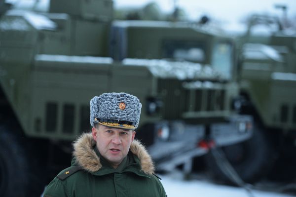 Командующий первой армией ПВО генерал-майор Андрей Дёмин.