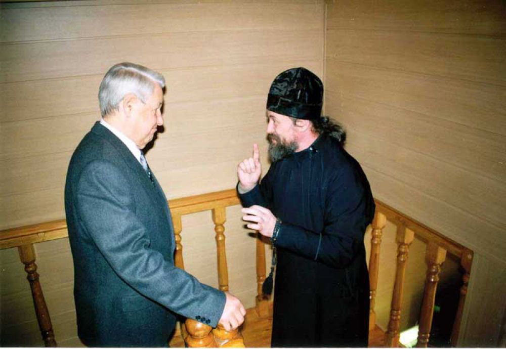 Ельцин в Раифском монастыре, 2002 год