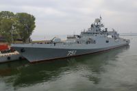 Сторожевой корабль «Адмирал Эссен» для ВМФ РФ готовится к первому выходу в море.
