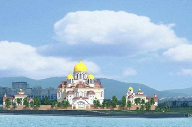 Проект морского кафедрального собора в Новороссийске: по задумке Новороссийской епархии, храм должен стать украшением южных морских ворот России.
