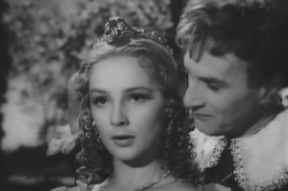 С Ольгой Красиной в фильме «Укрощение строптивой», 1961 год.